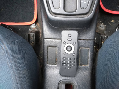 The remote control which can be mounted on the steering wheel but not for me.