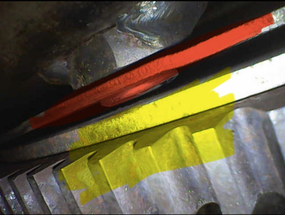 torque converter and flexplate. Red moves together
