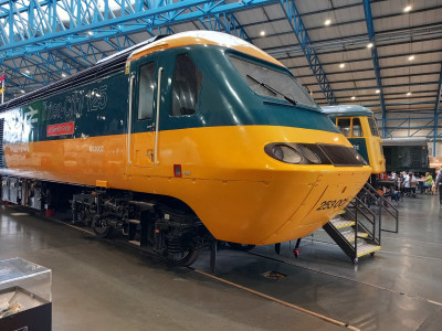 In the National Railway Museum...