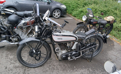Random British bikes in Belgium - own work