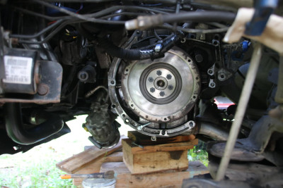 Flywheel refitted and cleaned.JPG