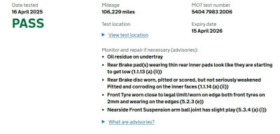 MOT result