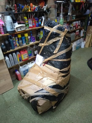 As it was put into the garage