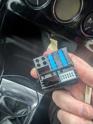 Wires in car