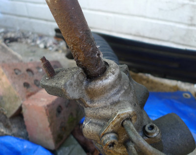 Rusty rack pinion - own work