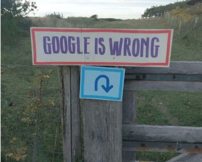 On a random farm gate