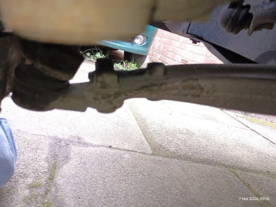 Poor image of the ball joint