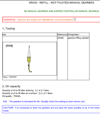 Citroen C4 B71 Refill Gearbox Oil Quantity.png