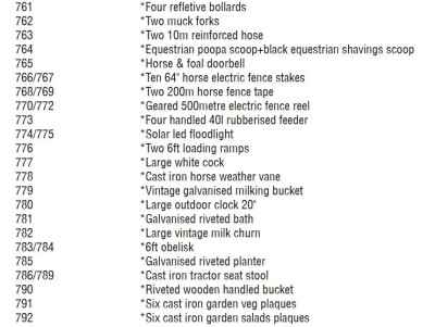 South East Marts auction