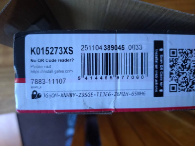 Wrong part number