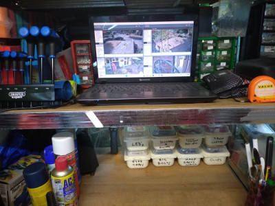 I can see what's going on when shut in the garage.