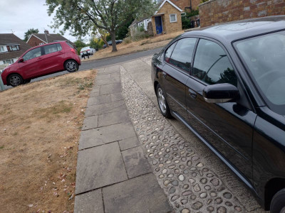 The Celerio out on the road (heaven forbid!)