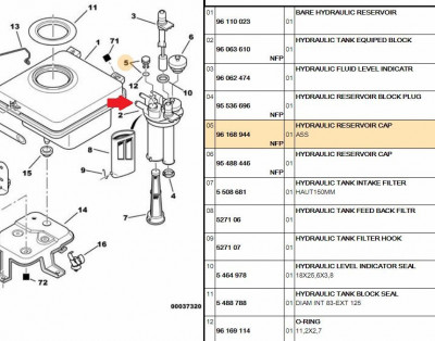 Xantia hydraulic reservoir, fluid out.jpg