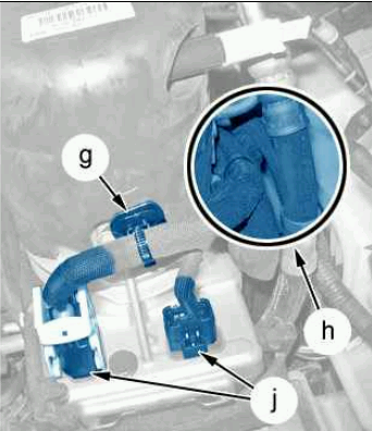 Close up of Electrical Harness against PS Pipe