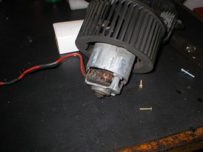 Xantia Valeo Blower Motor Showing Brushes...
